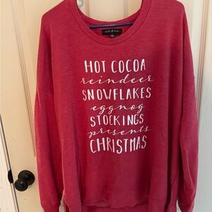 State of Mind Holiday Red Sweatshirt